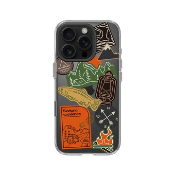 iPhone 16 Pro Clear Case（相機按鈕） 透明 - Nature Explorers 自然探索指南 - 野放自我