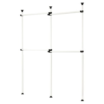 E家工廠 頂天立地掛衣架 168  白色  150 x 220cm