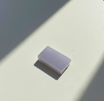 紫羅蘭翡翠平安無事牌 | 裸石 | 天然緬甸玉A貨翡翠 | 送禮