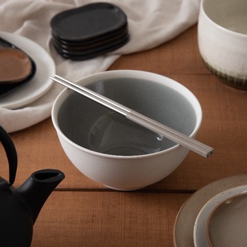 健康於筷 台灣製 不鏽鋼筷一雙入 淺咖 (短款20.5cm)