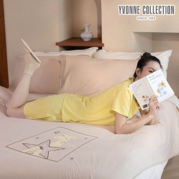 YVONNE 以旺傢飾 長頸鹿 雙人薄紗毯-沙漠棕