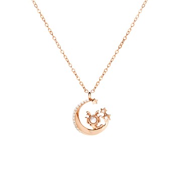 [純銀] 璀璨龍年鎖骨鍊 / Brilliant Dragon Necklace