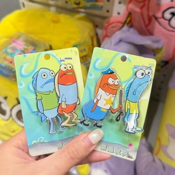 ✨闆娘推薦✨海綿寶寶周邊髮夾卡通比奇堡魚citizens側邊夾甜美少女心可愛頭飾