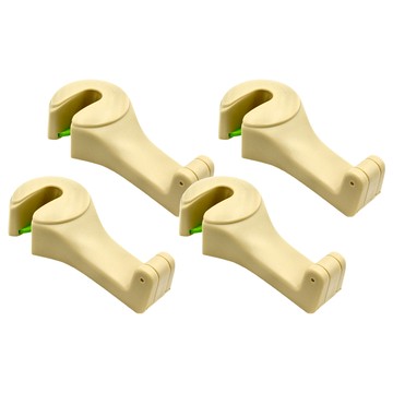 椅背掛勾 car hook mobile phone holder NO.CS-G01 ABS材質 150g  米色  1組