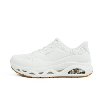 Skechers 思克威爾 Uno Glide-Step [190113WW] 女 休閒鞋 代言人款 寬楦 舒適 白