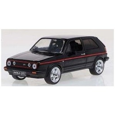 イクソ 1/43 VW ゴルフ GTI (MKII) 1984 メタリックブラック/レッド