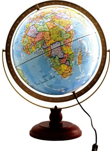 KING LIFE 金徠福 一次成型地球儀17"(60CM) 燈光 NO.1168