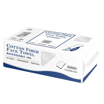 Lumina棉柔珍珠紋洗臉巾-大胖包