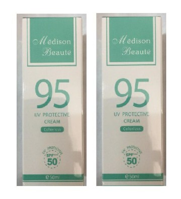 2入_美德生豔陽美肌防曬霜95(無色) ｜全館滿$199免運