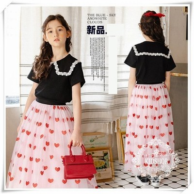 ワンピース 子供服 キッズ 服 おしゃれ 安い 女の子 ティアード 夏 シンプル お出かけ 通園 通学 上下２点セット 通販 Lineポイント最大get Lineショッピング