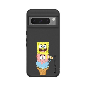 Pixel 8 Pro SolidSuit 黑 - 海綿寶寶 SpongeBob - 冰淇淋