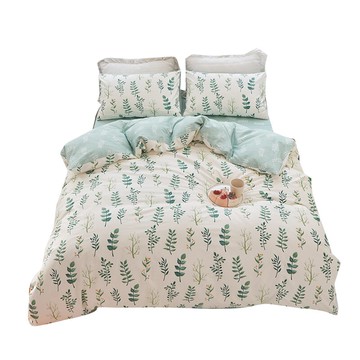 南極人新款全棉四件套床單被套純棉被罩三件套四季可用床上用品