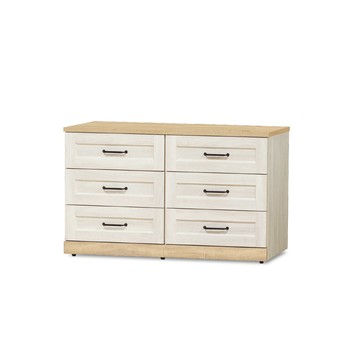 ASSARI-鄉村風六斗櫃(寬120x深40x高75cm)