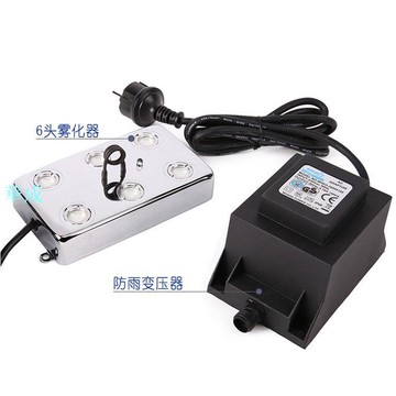 專業工廠⚡全銅超聲波霧化器魚缸盆景霧化頭6頭假山水池造景景觀造霧加濕器【下單選擇宅配!