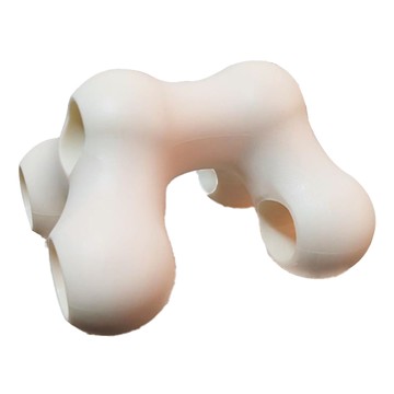 MICHAEL FITNESS 麥克健身 頸椎按摩枕 白色 牽引按摩  128 x 115 x 84mm  1個