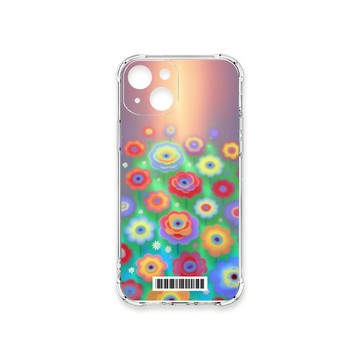 iPhone 15 殼 TRON IPhone 15 炫彩花朵  載具 四角防摔殼 手機殼