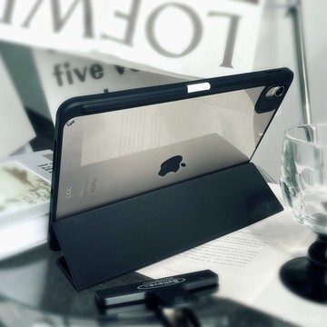 臺灣出貨🔥ipad保護套10.2帶筆槽pro11三折12.9mini4/5/6防彎air1/2/3/4/5保護套
