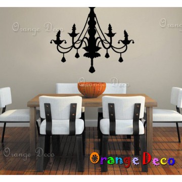 【橘果設計】水晶燈 壁貼 牆貼 壁紙 DIY組合裝飾佈置