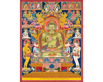 阿摩迦悉地佛 – 不敗智慧與無畏和諧的化身