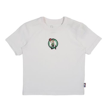NBA BOSTON CELTICS 短袖T恤 兒童印花上衣 白色 中性款 35261031 00 noB38