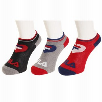 フィラ Fila ジュニア アンクルソックス 3足組 04 キッズ 通販 Lineポイント最大get Lineショッピング