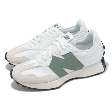 New Balance NB 休閒鞋 327 男鞋 女鞋 白 深杜松綠 復古 麂皮 U327SKC-D
