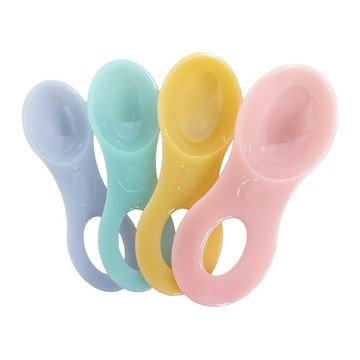 NAKAYA 日本四色計量勺子 粉橙綠藍隨機 6支  15ml + 10ml + 7.5ml + 2.5ml  1組