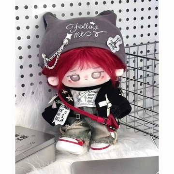 【娃衣-搖滾風套裝】20cm娃衣 20cm/25cm/30cm娃衣搖滾狂想曲酷拽搖滾風套裝帥氣玩偶公仔替換裝 娃娃衣服