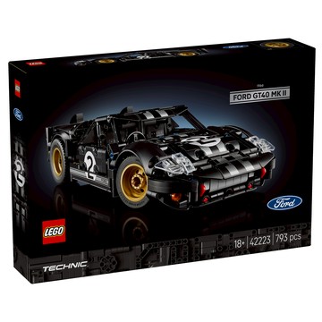 LEGO Technic系列 動力科技 1966 Ford GT40 MKII 1966 Ford GT40 MKII Race Car 42223  混和顏色  1個
