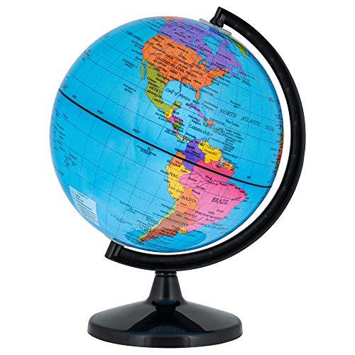 グローバル TCP Global Blue Ocean Desktop World Globe Black Base GLB-561