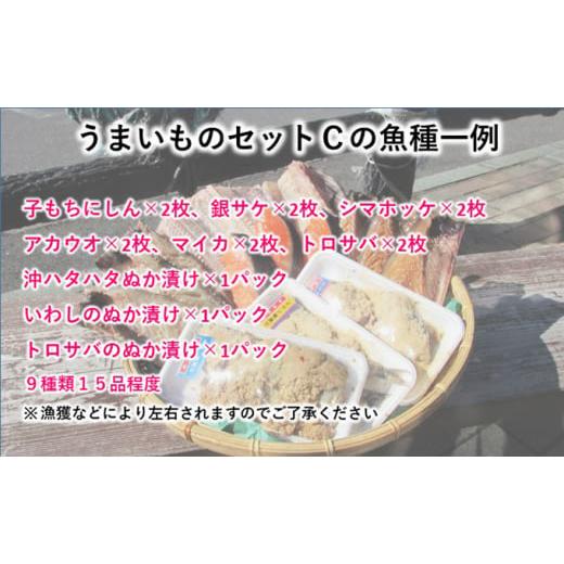 ふるさと納税 秋田県 にかほ市 《定期便》12ヶ月連続 干物セット 15品程度(9種類程度)「秋田のうまいものセットC」