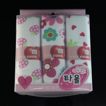 韓國 LifeCook 柔軟吸水干發巾印花美容潔面巾超細纖維吸水毛巾手