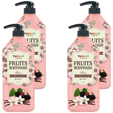 Tamsaa 果香保濕沐浴露  900ml  4瓶