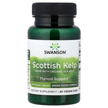 Swanson, 蘇格蘭海藻，30 粒素食膠囊