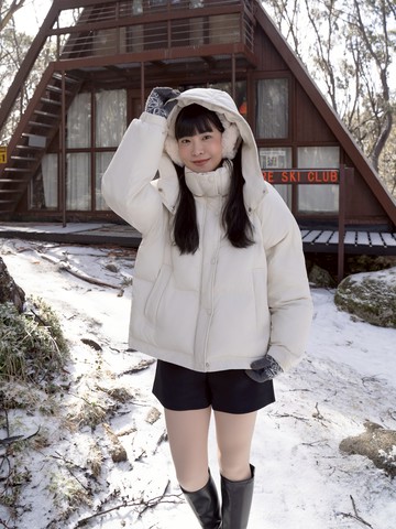 自訂雪峰極暖防潑水鋪棉外套-冰川外套第二代B37