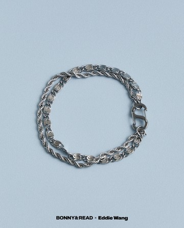 [王冠閎聯名款/鋼飾] 鎖域迴路手鍊 / 3 size / Domain Loop Bracelet