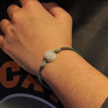 【似玉如花】冰種翡翠花花編織手鍊 | 天然緬甸玉A貨翡翠 | 送禮