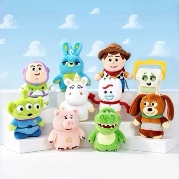 【預購】 DISNEY 迪士尼 玩具總動員5 Q版 毛絨 掛件 耳機包  送禮推薦💝 海外代購保證正版 生日禮物 情人節禮物