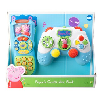 粉紅豬小妹 遙控器玩具遊戲組 【鯊玩具】