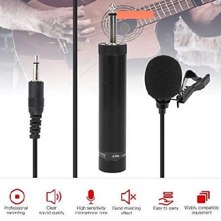 Lavalier Microphone Lapel Microphone Wired Saxophone Omni-Directional Easy Clip On Professional Musical Instrument Accessories(Cable Length 10 Meters)