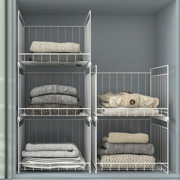 收納箱抽屜式衣柜衣服整理收納箱家用可疊加衣柜隔斷分層置物架