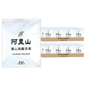 龍源茶品 鑫龍源 阿里山烏龍茶包  3g  25包  2組