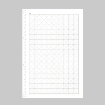 Ching Ching X Choice系列 CSP-160 B5 26孔米字格活頁紙