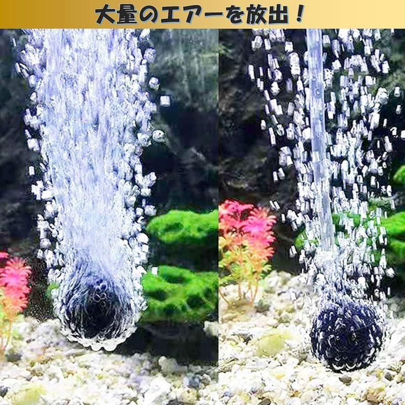 水槽空気石 エアーストーン水槽用 熱帯魚 金魚 メダカ 水槽 飼育 4cm