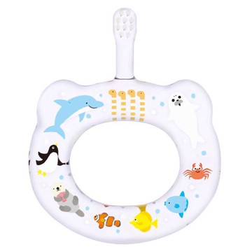 akachan honpo - HAMICO 環形寶寶牙刷-水族館-日本製