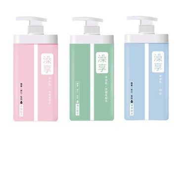 澡享 沐浴乳1000ml- 3罐組