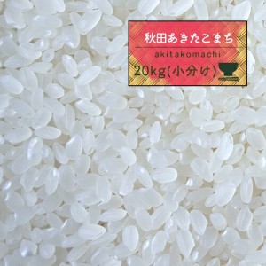 新米 米 20kg 精米 5年産 秋田県産 あきたこまち 白米20kg（5kg×4）小分け 送料無料 秋田こまち