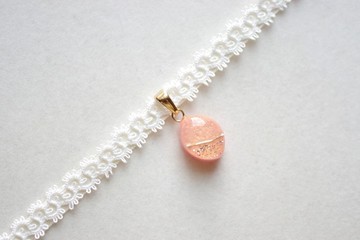 樹脂藝術 方形吊墜・夜色深處