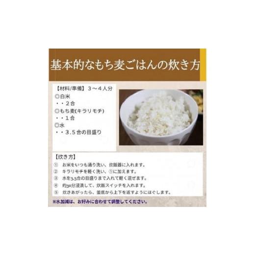 ふるさと納税 岡山県 玉野市 もち麦 キラリモチ 950g×5袋 岡山県 玉野市産