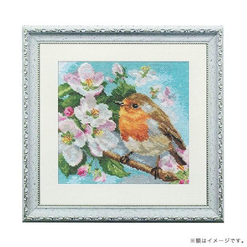 刺繍 輸入キット ALISA（アリサ） Flowers and birds Robin | LINE